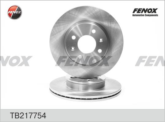 Fenox TB217754 Диск гальмівний передній вентильований TB217754: Купити в Україні - Добра ціна на EXIST.UA!
