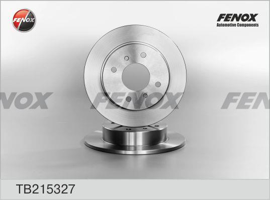 Fenox TB215327 Диск гальмівний задній невентильований TB215327: Купити в Україні - Добра ціна на EXIST.UA!