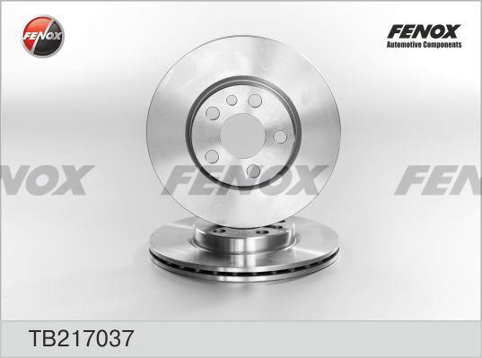 Fenox TB217037 Диск гальмівний передній вентильований TB217037: Купити в Україні - Добра ціна на EXIST.UA!