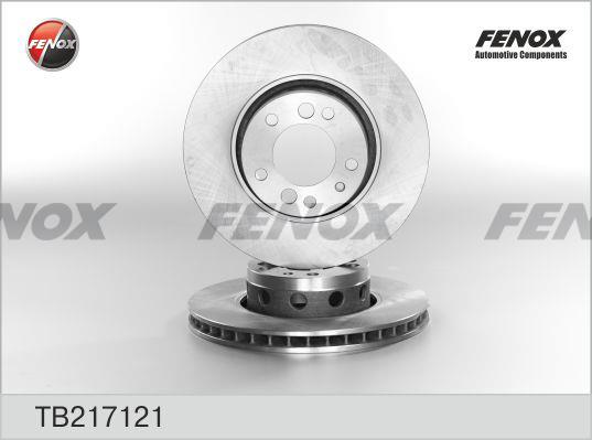 Fenox TB217121 Диск гальмівний передній вентильований TB217121: Приваблива ціна - Купити в Україні на EXIST.UA!