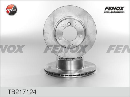 Fenox TB217124 Диск гальмівний передній вентильований TB217124: Купити в Україні - Добра ціна на EXIST.UA!