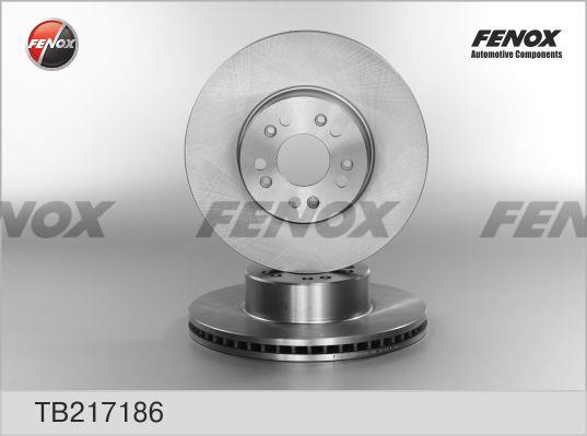Fenox TB217186 Диск гальмівний передній вентильований TB217186: Купити в Україні - Добра ціна на EXIST.UA!