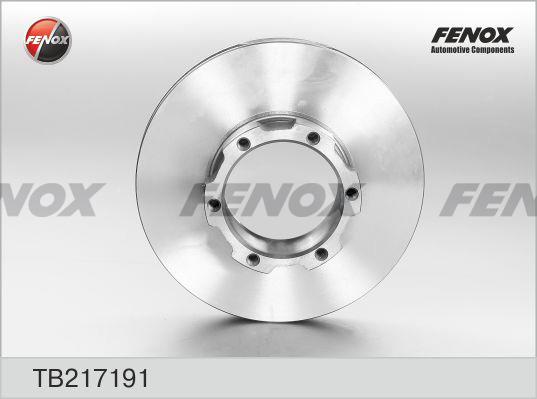 Fenox TB217191 Диск гальмівний передній вентильований TB217191: Купити в Україні - Добра ціна на EXIST.UA!