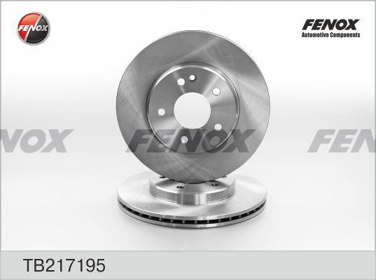 Fenox TB217195 Диск гальмівний передній вентильований TB217195: Купити в Україні - Добра ціна на EXIST.UA!