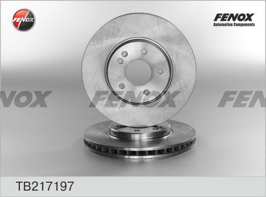 Fenox TB217197 Диск гальмівний передній вентильований TB217197: Купити в Україні - Добра ціна на EXIST.UA!