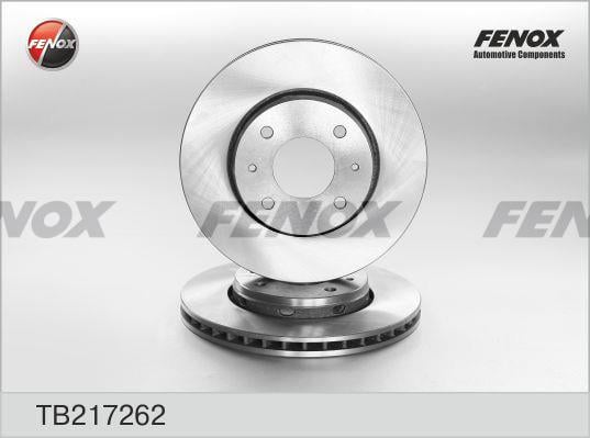 Fenox TB217262 Диск гальмівний передній вентильований TB217262: Приваблива ціна - Купити в Україні на EXIST.UA!