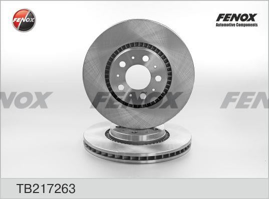 Fenox TB217263 Диск гальмівний передній вентильований TB217263: Приваблива ціна - Купити в Україні на EXIST.UA!