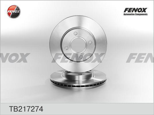 Fenox TB217274 Диск гальмівний передній вентильований TB217274: Купити в Україні - Добра ціна на EXIST.UA!