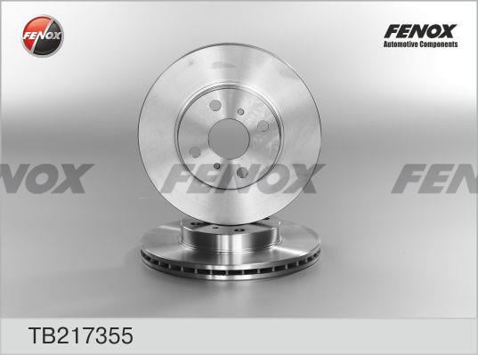 Fenox TB217355 Диск гальмівний передній вентильований TB217355: Купити в Україні - Добра ціна на EXIST.UA!
