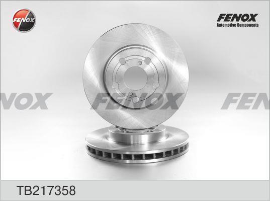 Fenox TB217358 Диск гальмівний передній вентильований TB217358: Купити в Україні - Добра ціна на EXIST.UA!