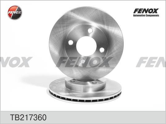 Fenox TB217360 Диск гальмівний передній вентильований TB217360: Купити в Україні - Добра ціна на EXIST.UA!