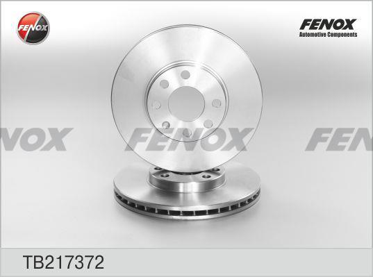 Fenox TB217372 Диск гальмівний передній вентильований TB217372: Купити в Україні - Добра ціна на EXIST.UA!