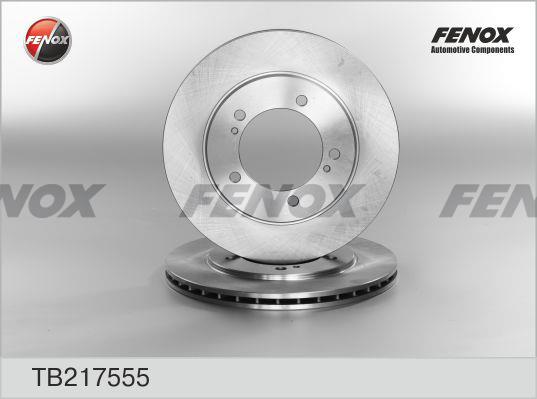 Fenox TB217555 Диск гальмівний передній вентильований TB217555: Купити в Україні - Добра ціна на EXIST.UA!