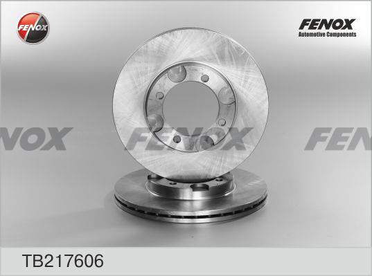 Fenox TB217606 Диск гальмівний передній вентильований TB217606: Купити в Україні - Добра ціна на EXIST.UA!