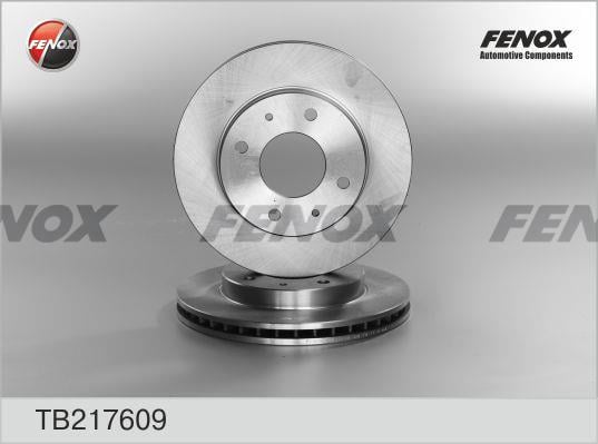 Fenox TB217609 Диск гальмівний передній вентильований TB217609: Купити в Україні - Добра ціна на EXIST.UA!