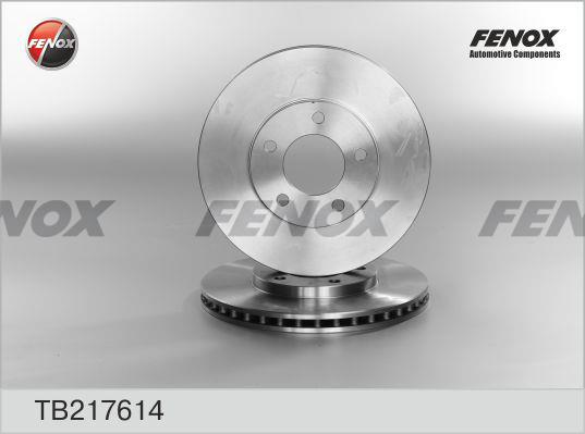 Fenox TB217614 Диск гальмівний передній вентильований TB217614: Купити в Україні - Добра ціна на EXIST.UA!