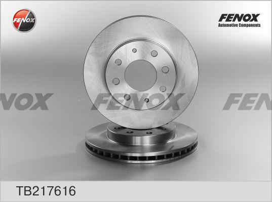 Fenox TB217616 Диск гальмівний передній вентильований TB217616: Купити в Україні - Добра ціна на EXIST.UA!