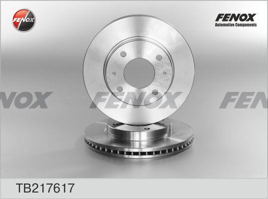 Fenox TB217617 Диск гальмівний передній вентильований TB217617: Купити в Україні - Добра ціна на EXIST.UA!