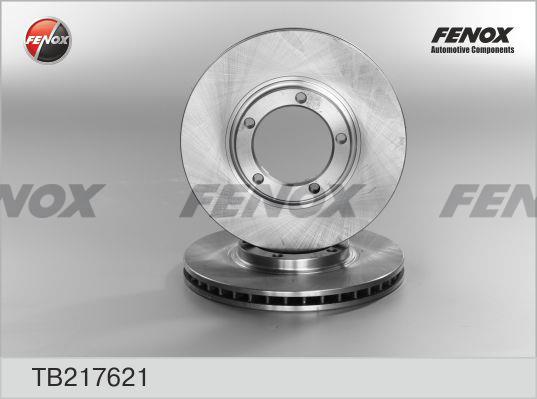 Fenox TB217621 Диск гальмівний передній вентильований TB217621: Купити в Україні - Добра ціна на EXIST.UA!