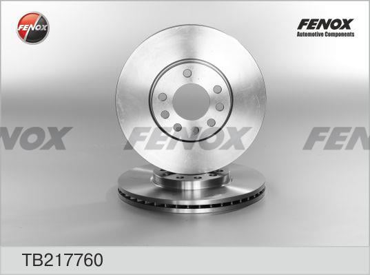 Fenox TB217760 Диск гальмівний передній вентильований TB217760: Купити в Україні - Добра ціна на EXIST.UA!