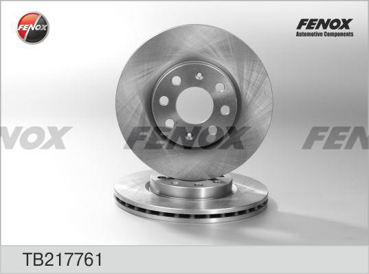 Fenox TB217761 Диск гальмівний передній вентильований TB217761: Приваблива ціна - Купити в Україні на EXIST.UA!