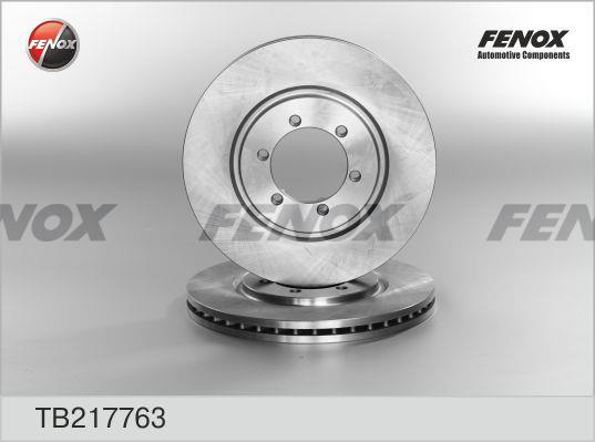 Fenox TB217763 Диск гальмівний передній вентильований TB217763: Приваблива ціна - Купити в Україні на EXIST.UA!