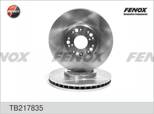 Fenox TB217835 Диск гальмівний передній вентильований TB217835: Купити в Україні - Добра ціна на EXIST.UA!