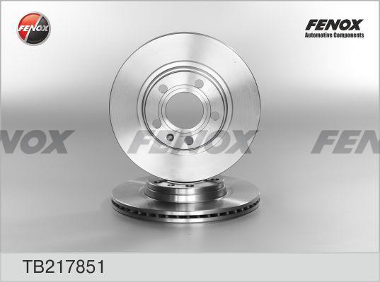 Fenox TB217851 Диск гальмівний передній вентильований TB217851: Купити в Україні - Добра ціна на EXIST.UA!