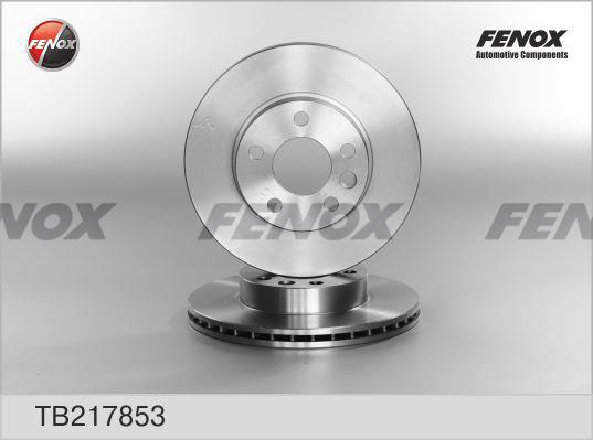Fenox TB217853 Диск гальмівний передній вентильований TB217853: Купити в Україні - Добра ціна на EXIST.UA!