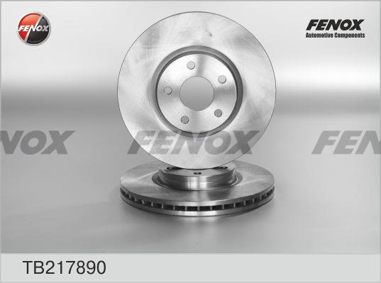 Fenox TB217890 Диск гальмівний передній вентильований TB217890: Приваблива ціна - Купити в Україні на EXIST.UA!