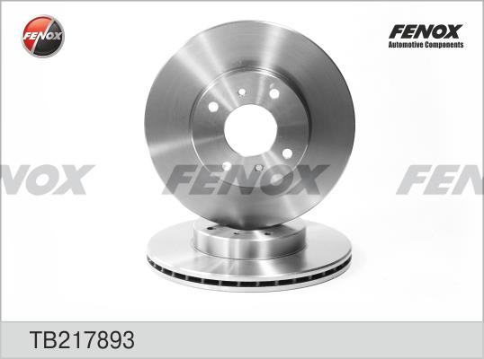 Fenox TB217893 Диск гальмівний передній вентильований TB217893: Купити в Україні - Добра ціна на EXIST.UA!