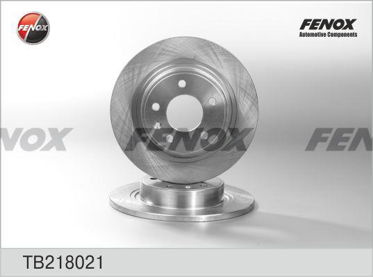 Fenox TB218021 Диск гальмівний задній невентильований TB218021: Купити в Україні - Добра ціна на EXIST.UA!