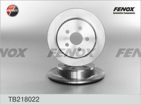 Fenox TB218022 Диск гальмівний задній невентильований TB218022: Купити в Україні - Добра ціна на EXIST.UA!