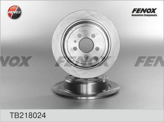 Fenox TB218024 Диск гальмівний задній невентильований TB218024: Купити в Україні - Добра ціна на EXIST.UA!