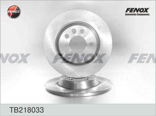 Fenox TB218033 Диск гальмівний задній невентильований TB218033: Купити в Україні - Добра ціна на EXIST.UA!
