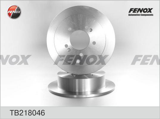 Fenox TB218046 Диск гальмівний задній невентильований TB218046: Купити в Україні - Добра ціна на EXIST.UA!