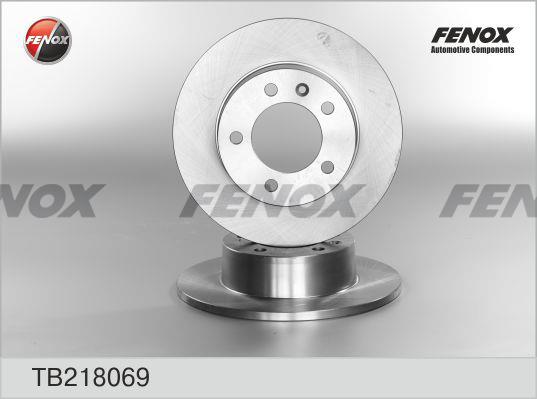 Fenox TB218069 Диск гальмівний задній невентильований TB218069: Купити в Україні - Добра ціна на EXIST.UA!
