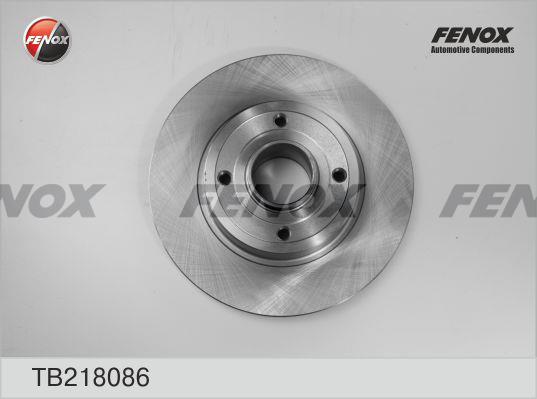 Fenox TB218086 Диск гальмівний задній невентильований TB218086: Приваблива ціна - Купити в Україні на EXIST.UA!