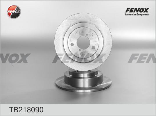 Fenox TB218090 Диск гальмівний задній невентильований TB218090: Купити в Україні - Добра ціна на EXIST.UA!