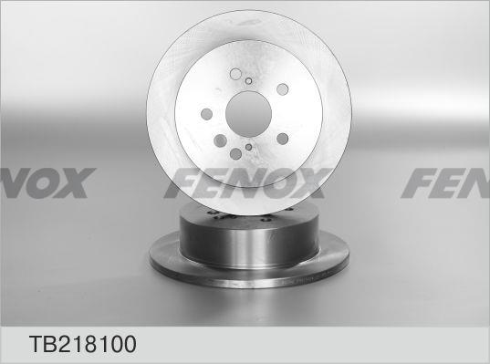 Fenox TB218100 Диск гальмівний задній невентильований TB218100: Купити в Україні - Добра ціна на EXIST.UA!