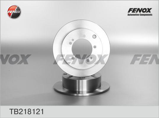 Fenox TB218121 Диск гальмівний задній невентильований TB218121: Купити в Україні - Добра ціна на EXIST.UA!