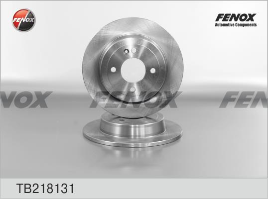 Fenox TB218131 Диск гальмівний задній невентильований TB218131: Купити в Україні - Добра ціна на EXIST.UA!