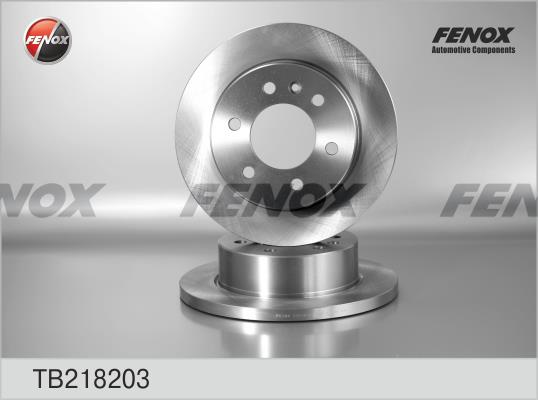 Fenox TB218203 Диск гальмівний задній невентильований TB218203: Купити в Україні - Добра ціна на EXIST.UA!