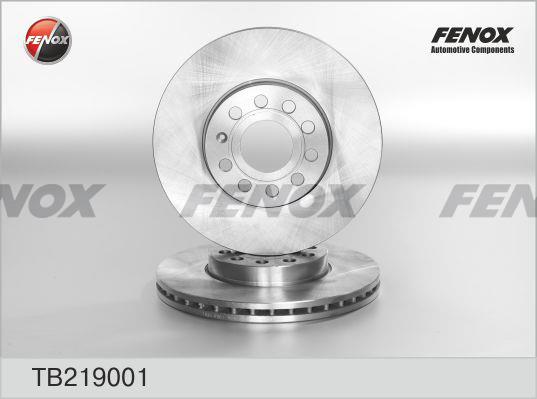 Fenox TB219001 Диск гальмівний передній вентильований TB219001: Приваблива ціна - Купити в Україні на EXIST.UA!