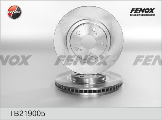 Fenox TB219005 Диск гальмівний передній вентильований TB219005: Приваблива ціна - Купити в Україні на EXIST.UA!