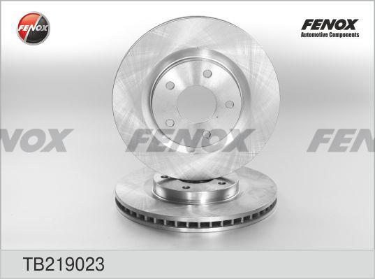 Fenox TB219023 Диск гальмівний передній вентильований TB219023: Купити в Україні - Добра ціна на EXIST.UA!