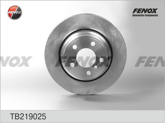 Fenox TB219025 Диск гальмівний задній вентильований TB219025: Купити в Україні - Добра ціна на EXIST.UA!