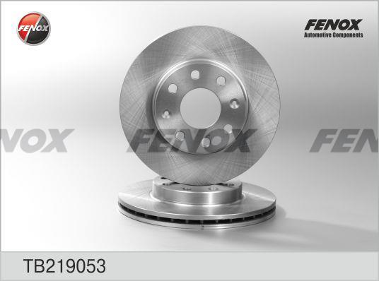 Fenox TB219053 Диск гальмівний передній вентильований TB219053: Купити в Україні - Добра ціна на EXIST.UA!