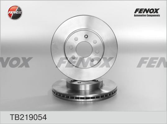 Fenox TB219054 Диск гальмівний передній вентильований TB219054: Купити в Україні - Добра ціна на EXIST.UA!