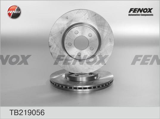 Fenox TB219056 Диск гальмівний передній вентильований TB219056: Купити в Україні - Добра ціна на EXIST.UA!